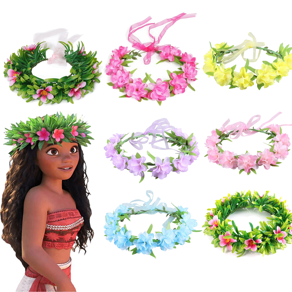 Girl Moana Garland Green Wreat - đánh giá và giá Wedding Floral Supply