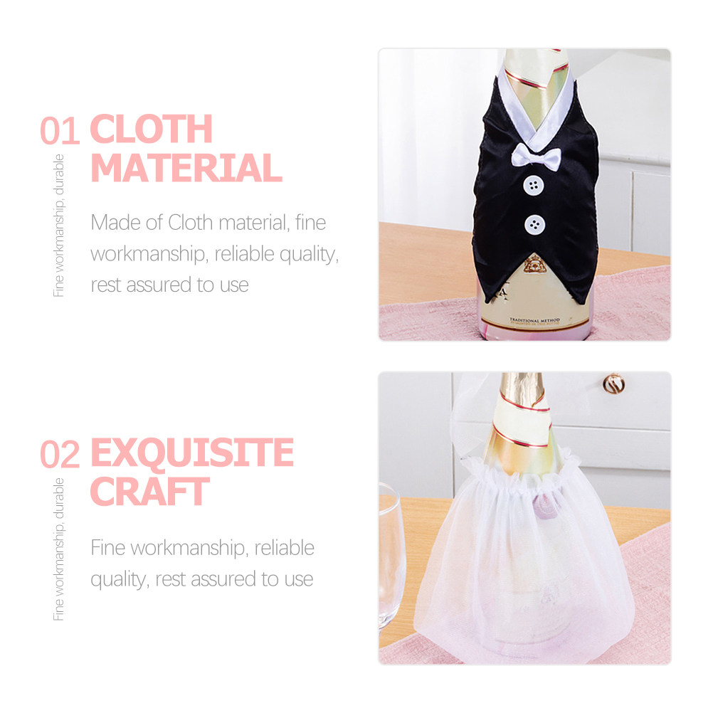 1Set Wedding Wine Bottle Cover - đánh giá và giá Suit Supply Wedding Party