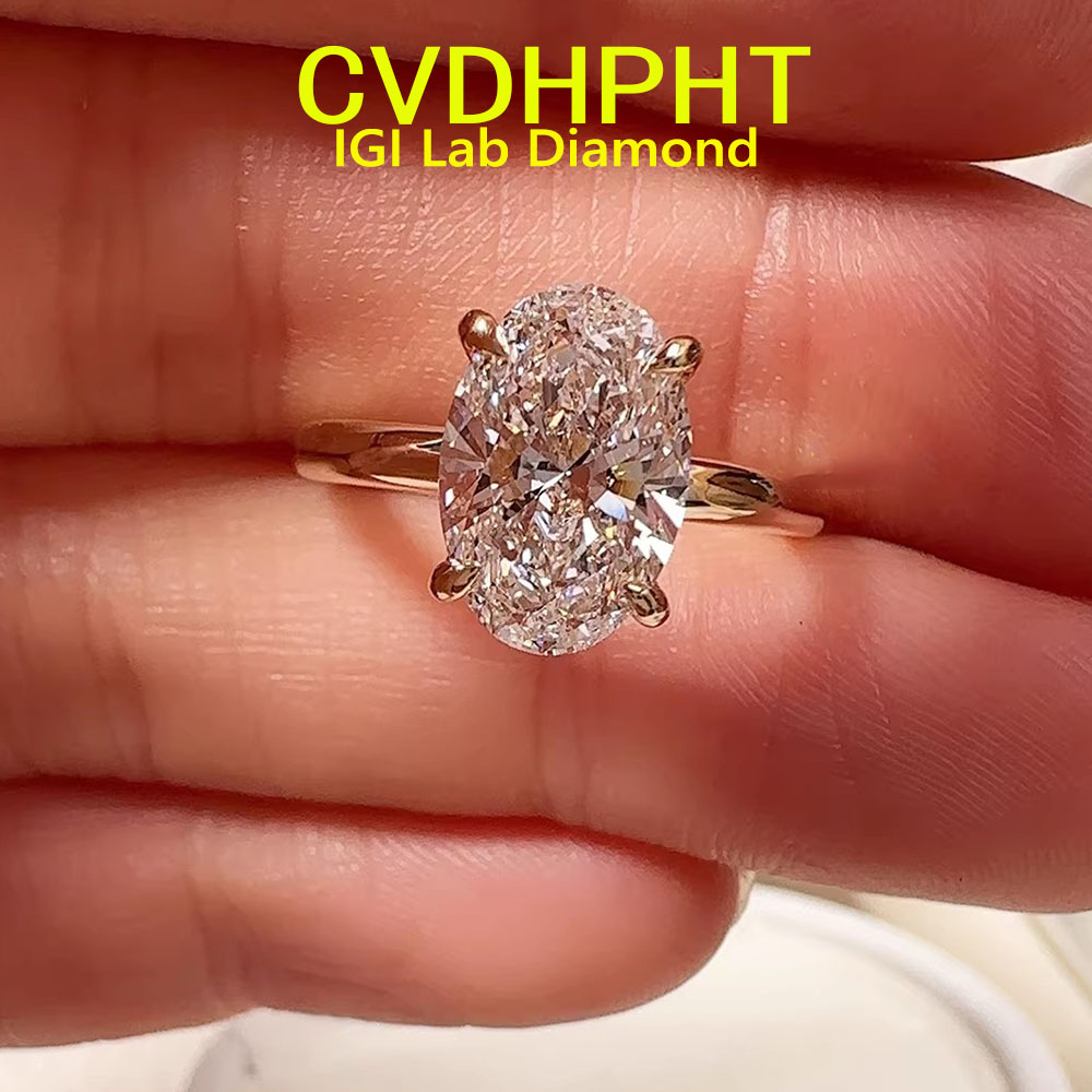 18K gold Diamond Ring Oval 1-5 - đánh giá và giá Wedding Zone