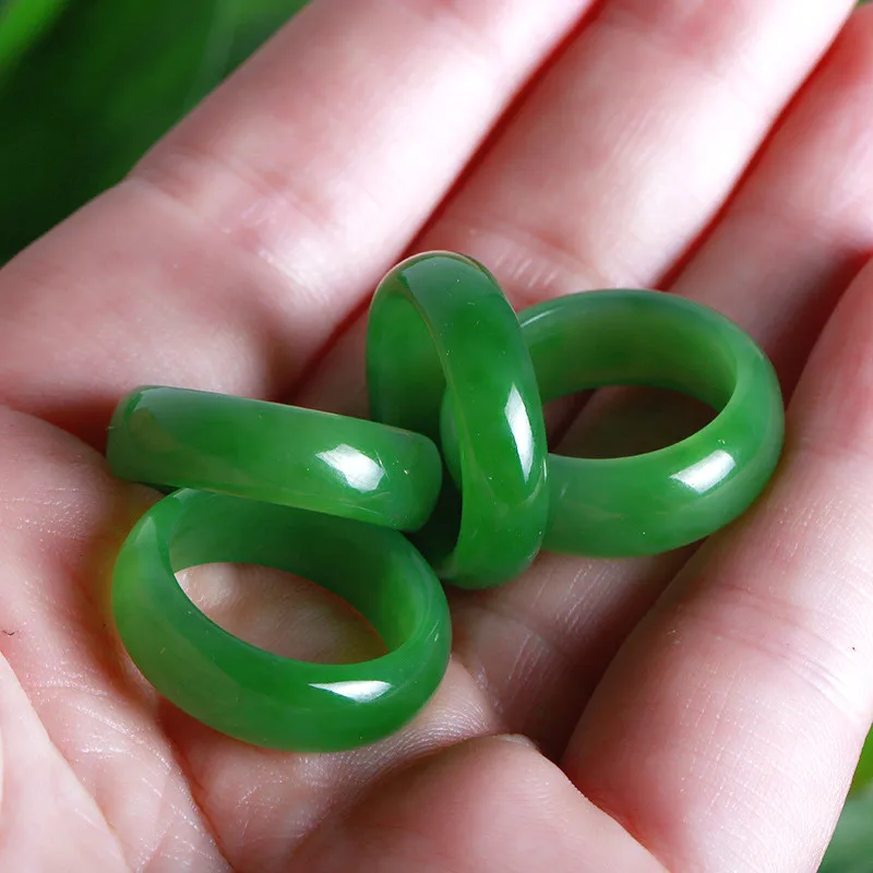Natural Green Hetian Jade Ring - đánh giá và giá Wedding Zone